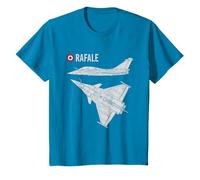 Rafale Aircraft Drapeau français Warplane Jet Fighter T-Shirt
