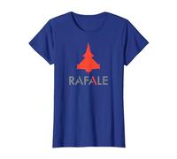 Rafale Jet de Combat T-Shirt, Femme, Bleu Royal, 3XL