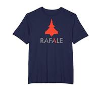 Rafale Jet de Combat T-Shirt, Homme Grandes Tailles, Bleu Marine, 3X Tall