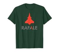 Rafale Jet de Combat T-Shirt, Homme, Vert Forêt, XXL