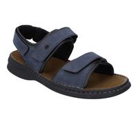 Josef Seibel Homme Sandales Classiques Rafe, Monsieur Sandales,Largeur G (Normale),Sandale,Chaussure d'été,Bleu (Ocean/Schwarz),46 EU / 11 UK
