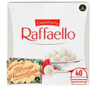 Raffaello by Cia&Co · Coffret XXL de 40 Chocolats au Coco, Crème et Amande Entière 400 g · Carte Personnalisée Incluse · Édition Limitée 2025 · Douceur Gourmande pour Partager en Famille