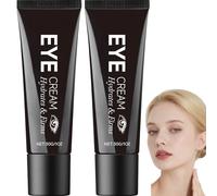 Raffermissant instantané pour les yeux, crème polypeptidique sous les yeux pour les cernes et les poches, éclaircit le teint, sérum anti-âge lisse les rides ridules, raffermit hydratant (2 pièces)