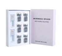 Raffermissement et Lissage du Visage - Liquide Hydratant pour Visage avec Rouleau à Microaiguilles,Soin Apaisant Éclaircissant, Hydratant et Raffermissant pour Utilisation Jour et Nuit