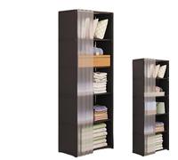 Raffio pour Vêtements De -Robe - Support De Rangement De L'armoire, Groupe pour Organisateur De Vêtements | Approche Autoportante avec Espace sur Les Étagères pour Le Dortoir pour La
