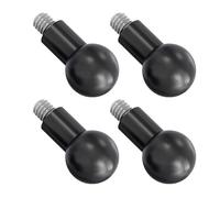 RAFGALDEX Adaptateurs à rotule en Plastique de 17mm, 4 pièces, Conception pour Trous de vis de 1/4 Pouces dans Les Supports de caméra d ' Action et de Tablette, Adaptateur de de Tablette