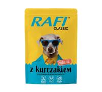 RAFI Classic nourriture humide au poulet pour chiens 10x400g