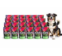 RAFI Nourriture Humide Pour Chien 24x500g Sachet de Lièvre