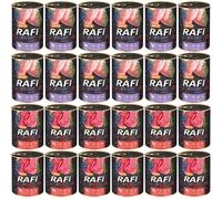 Rafi, nourriture humide pour chiens, mélange de saveurs, 24 x 800 g