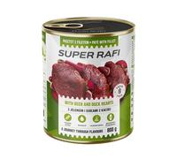 RAFI Super au cerf et cœurs de canard 800g pâté pour chiens