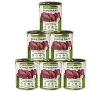 RAFI Super avec du cerf et des cœurs de canard pâté pour chiens 6x800g