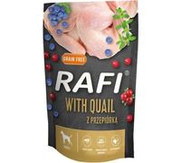 Rafi Wet Dog Food with Quail with Blueberries and Cranberries (nourriture humide pour chiens avec de la caille, des myrtilles et des canneberges) 500 g