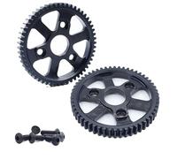 Raflot Lot de 2 engrenages principaux en acier trempé 54T pour Traxxas Slash Traxxas Rustler Traxxas Stampede Platinum 4x4 VXL 2WD Jato Rally E-REVO Summit T-Maxx 3956