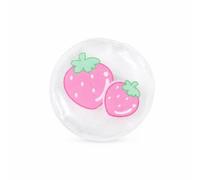 Rafraîchissant Yeux Composite, 4 Fraise | Revêtement PVC résistant, redissement visage, Repos après écran, Pour amateurs
