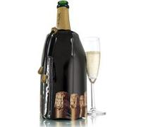 Rafraichisseur à champagne Black - Vacuvin - Noir - Plastique noir G