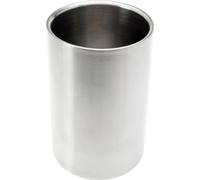 Rafraîchisseur à vin en acier inoxydable, hauteur : 180 mm, ø : 120 mm, argenté