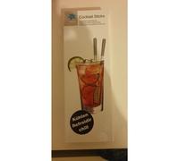 Rafraîchisseur bâtons de Cocktail 2 pcs en Acier Inoxydable, Argent