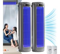 Rafraichisseur, Climatiseur mural sans unité extérieure,Ventilateur portable, silencieux et économe en énergie,3 vitesses (2 Pcs)