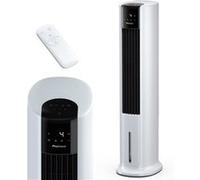 Rafraîchisseur d’Air Colonne 3 en 1 Pro Breeze, 7L avec 3 modes de fonctionnement, Affichage numérique, Oscillation, Minuterie Blanc G