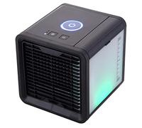 Rafraîchisseur d’Air DOMAIR COOL CUBE MINI - Portable 750 ml - Ventilation & Brumisation - Silencieux & Compact - 3 Vitesses - Refroidisseur d’Air pour Bureau, Chambre, Table - Noir