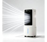Rafraîchisseur d'Air 12L avec Télécommande, Climatiseur Sans Tuyau 3-en-1