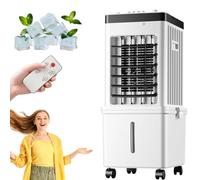 Rafraichisseur d'Air 3 en 1 - Rafraichisseur d'Air Mobile 15L, Refroidisseur d'Air sans Évacuation, Silencieux & Portable, Rafraichisseur Mobile sans Évacuation pour Maison Bureau (Télécommande)