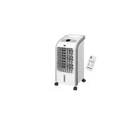 Rafraichisseur d'air 4 en 1 de 4l avec minuterie 80w blanc gris Blanc