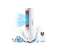 Rafraîchisseur d'air 70 L - 65 m² - 6 vitesses - Double souffleur - Télécommande - 350 W