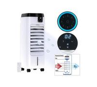 Rafraîchisseur d'air à évaporation 6 L / 120 W LW-500 - SICHLER HAUSHALTSGERATE - Mobile - Blanc
