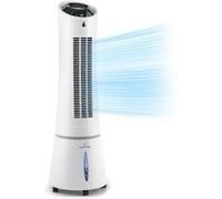 Rafraîchisseur d'air connecté - Klarstein Skycraper Ice Smart - Ventilateur - Purificateur & humidificateur - Blanc