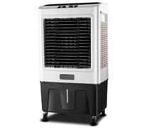 Rafraîchisseur d'Air Évaporatif 30L, Refroidissement 3 Faces, Climatisation 4 Blocs Réfrigérants, Garage Entrepôt