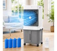Rafraîchisseur d'Air Évaporatif 35L, Diffuseur de Parfum