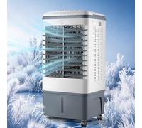 RafraîChisseur D'Air éVaporatif Portable De 20 L, 3 Vitesses De Vent, Ventilateur De Refroidissement pour Climatiseur, Refroidisseur D'Air pour La Maison Et Le Bureau, 2 Blocs RéFrigéRants