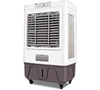 Rafraîchisseur d'air Industriel Portable 3-en-1 : Réservoir 30L, Déshumidificateur, Roues et Télécommande pour Bureau, Garage, Atelier - Arrêt Automatique et Refroidissement Puissant,120cm