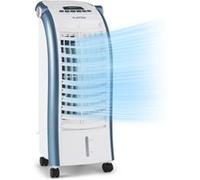 Rafraîchisseur d'air mobile - avec télécommande - Ventilateur climatiseur mobile sans évacuation - 444 m³/h - Blanc-Bleu G