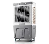 Rafraîchisseur d'air par évaporation 3 en 1, Climatiseur Mobile à 3 Vitesses, Grand Volume d'air, Refroidisseur Oscillant à 90°., Onecolor, 70L