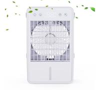 Rafraîchisseur d'Air Portable 4 en 1 Sans Tuyau d'Évacuation, Climatiseur Silencieux avec 3 Modes, Minuterie 12H et Oscillation 90°,Réservoir de 680ml, pour la Pièce à Vivre