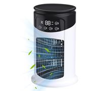 Rafraîchisseur d'Air Portable - Climatiseur Personnel Compact | Ventilateur Humidificateur avec Réservoir d'Eau de 300ml pour Usage en Intérieur, Tente, Maison, Bureau,