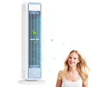 Rafraîchisseur d'air portable économe en énergie, climatiseur portable sans tuyau d'évacuation, ventilateur sans pales économique, 3 vitesses,Climatiseur Mobile Silencieux