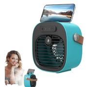Rafraîchisseur d'Air pour Chambre - Petit Ventilateur Climatiseur Humidifiant | Compact Pour Chambre Bureau Salon Appartement Dortoir