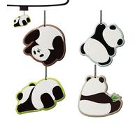 Rafraîchisseur D'Air Pour Voiture Mignon,4 Pièces Pendentif Automobile,Longue Durée 20+ Jours Pastille Parfumée de Voiture Forme d'Animal | Pour Femmes Hommes Placard Casier Salle De Bain Chambre