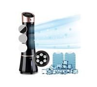 Rafraîchisseur d'air - Skyscraper Ice - 4-in-1 - Climatiseur mobile - 210 m³/h - Ventilateur- 30W - Ionisateur - Oscillation 180° - Télécommande -