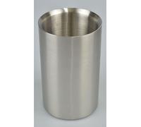 Rafraîchisseur de bouteille en acier inoxydable à double paroi env. D11cm pour le vin et le champagne, pack de 12, élégant et robuste, parfait pour la cuisine de fête