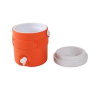 Rafraîchisseur d'eau glacée avec bec verseur, distributeur de camping isolé | Récipient de boisson anti-fuite en plein air, réservoir facile à remplir, support d'hydratation portable pour les