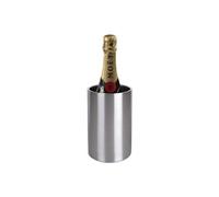 Olympia Rafraîchisseur à vin et champagne en acier inoxydable brossé, 200 (H) x 120 (Dia) mm, isolation à double paroi, restaurant, café, bistro, usage commercial ou domestique, C386