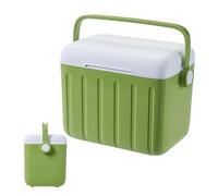 Rafraîchisseur isolé | Récipient isotherme 6 l - Avec sac de glace - Réfrigérateur de camping pour la préparation des repas, voyage, conduite, pêche, plein air, chantier, pique-nique, aventure