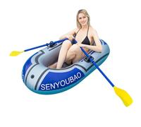 Raft - Bateau gonflable pliable pour piscine, yacht, kayak multiple | pagaie à chambre à air indépendante, bateau pour aventure aquatique portable pour lacs et rivières