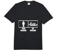 Raft Team Your Husband My Husband Funny Whitewater Rafting Comfort Colors Adult Heavyweight T-Shirt
