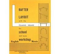Rafter Layout with the Framing Square for School and Home Workshop by Thomas Hoerner Forrest W. Bear, Thomas Hoerner (Auteur)