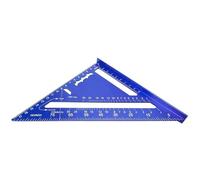 Rafter Square - Aluminum Alloy 18.5x18.5x2.2cm | Carpenter Layout Tool | Metric Framing Square Woodworking Cutting Guide Saw Angle Measuring Tool For Home Improvement Frame Construction